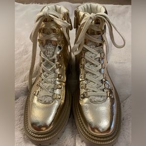 Circus by Sam Edelman Gold Boots